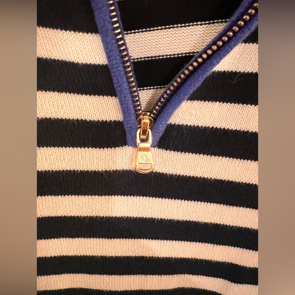 vintage Ralph Lauren"mariniere" effect sweater, size M - Picture 3 of 4